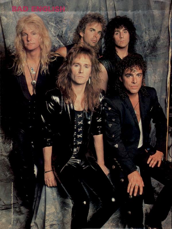 Bad English, circa 1989; provenance unknown