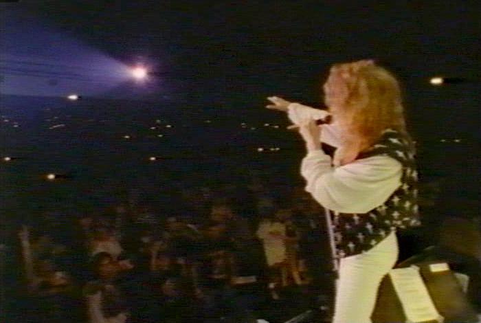 Screenshot from the music video for 'When I See You Smile'