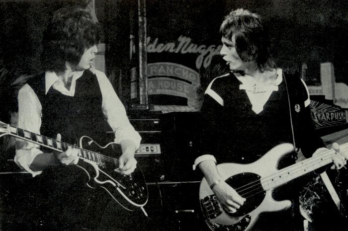 Benjamin Orr and Elliot Easton, early '80's; from an article in CIRCUS magazine, exact issue unknown