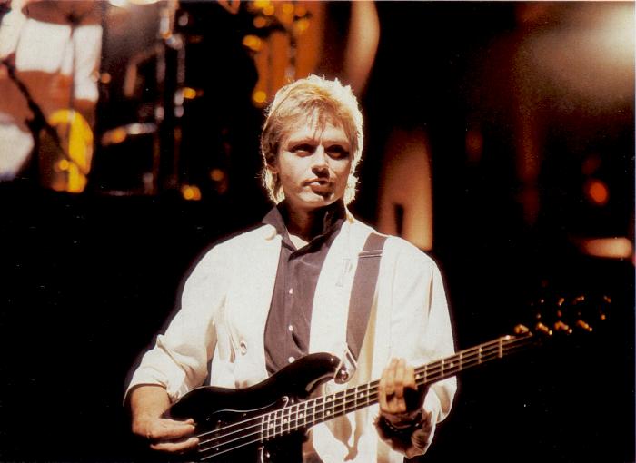 Benjamin Orr, circa 1984; from THE CARS ILLUSTRATED BIOGRAPHY, page 52