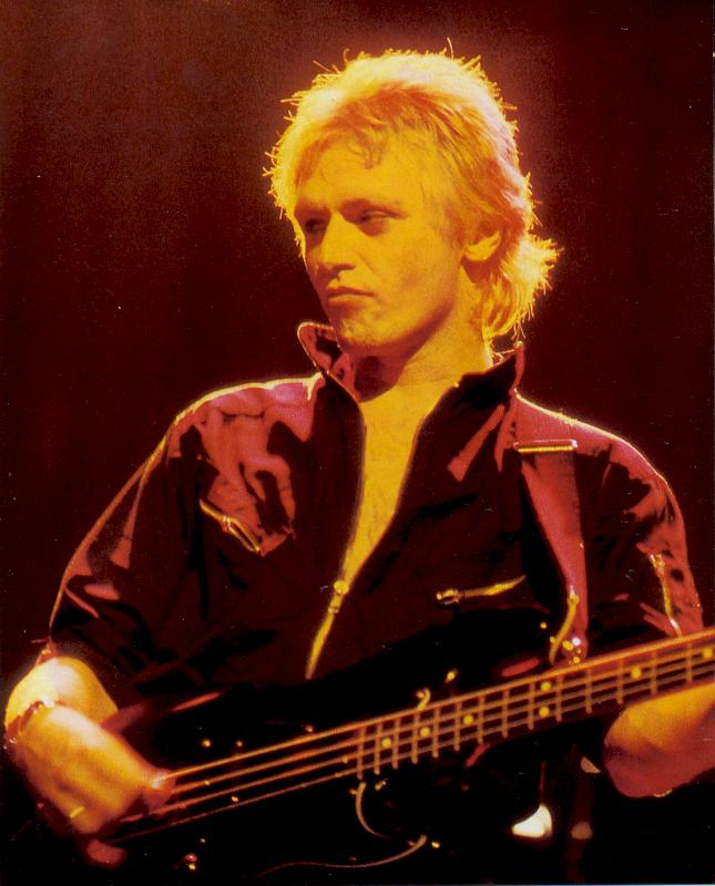 Benjamin Orr, circa 1984; from THE CARS ILLUSTRATED BIOGRAPHY, page 53