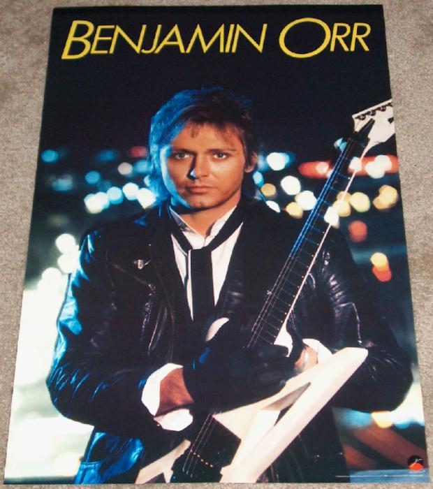 A promotional poster for Ben Orr's solo album THE LACE, circa 1986