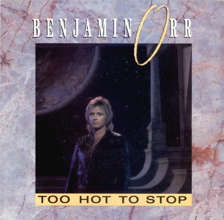 From the cover of Ben's 'Too Hot To Stop' single, circa 1986