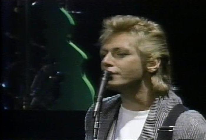 Screenshot taken from 'The Cars Live: 1984 - 1985'