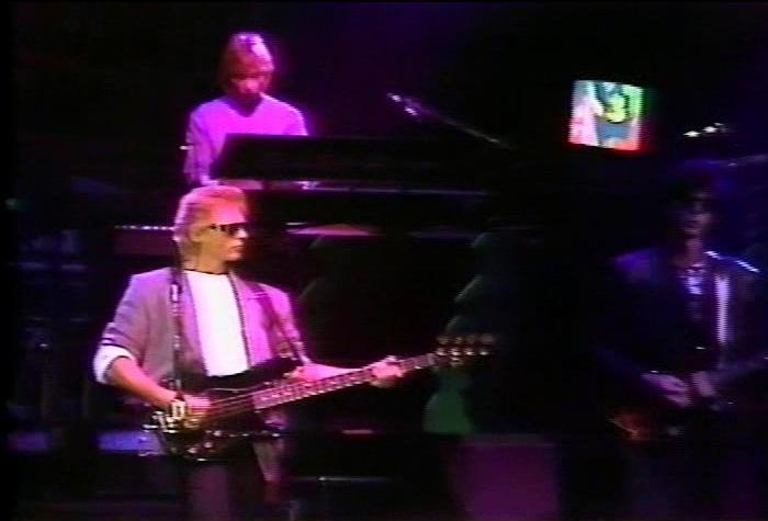 Screenshot taken from 'The Cars Live: 1984 - 1985'