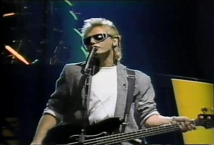 Screenshot taken from 'The Cars Live: 1984 - 1985'
