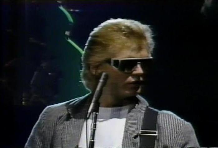 Screenshot taken from 'The Cars Live: 1984 - 1985'