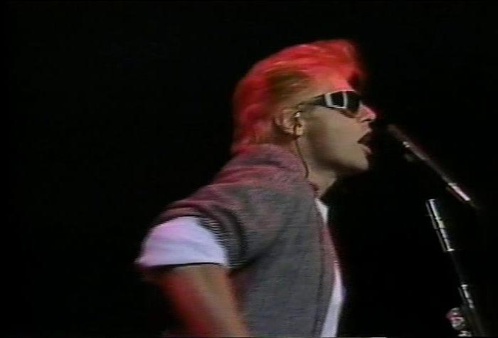Screenshot taken from 'The Cars Live: 1984 - 1985'