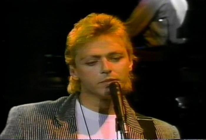 Screenshot taken from 'The Cars Live: 1984 - 1985'