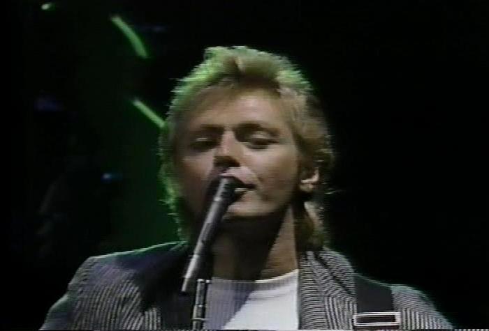 Screenshot taken from 'The Cars Live: 1984 - 1985'
