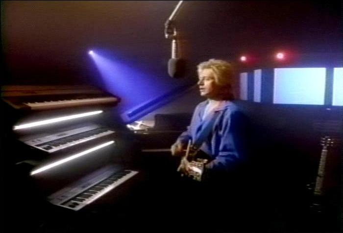 Screenshot from the music video for Ben's solo hit, 'Stay The Night'