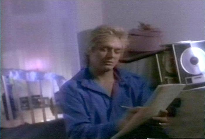 Screenshot from the music video for Ben's solo hit, 'Stay The Night'