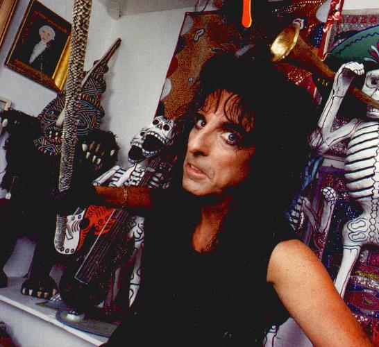 Alice Cooper, from an article in the August 5th, 1989 issue of KERRANG magazine, page 50