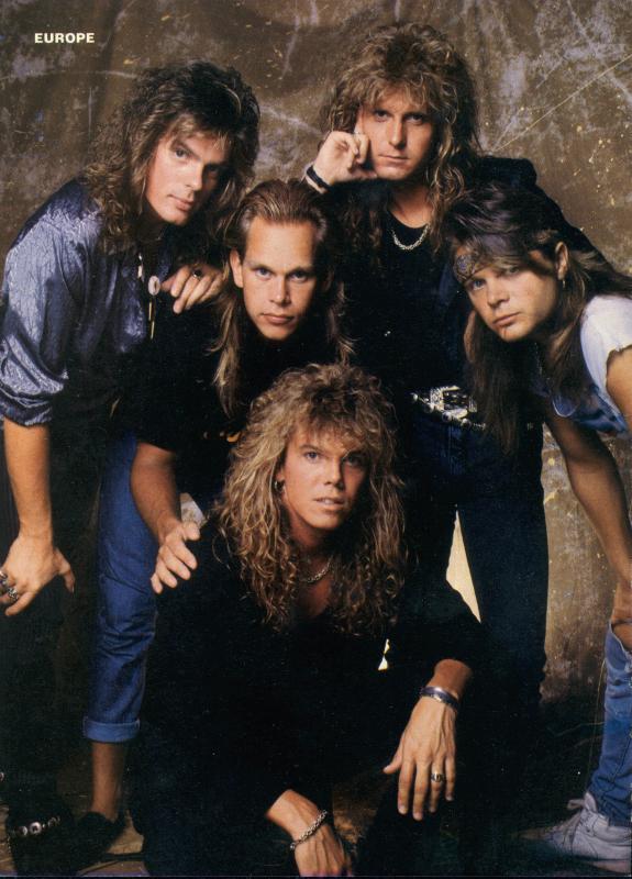 Europe, circa 1988; possibly from a METAL EDGE pinup