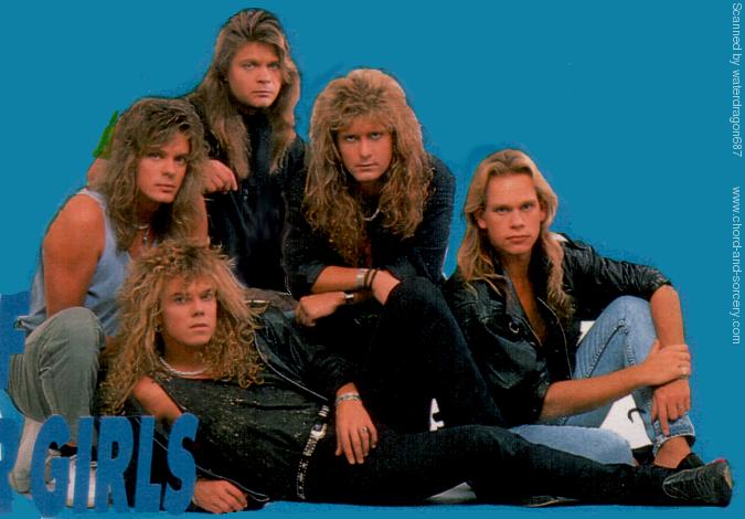Europe, circa 1988; from an article in POP ROCKY, a German music magazine, exact issue unknown