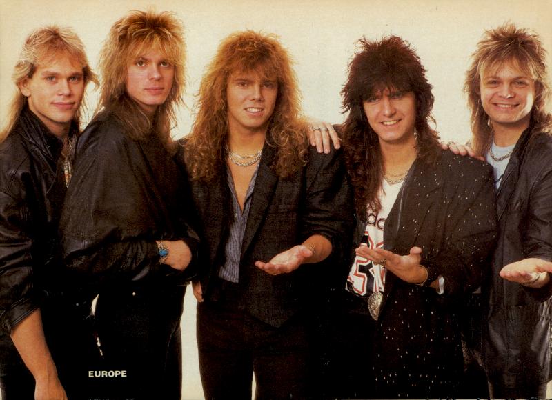 Europe, circa 1987; possibly from a METAL EDGE pinup