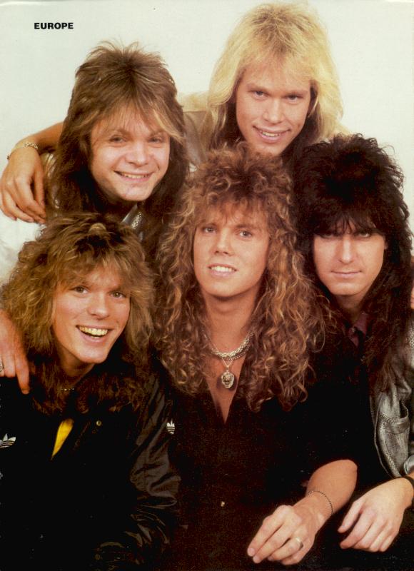 Europe, circa 1987; possibly from a METAL EDGE pinup
