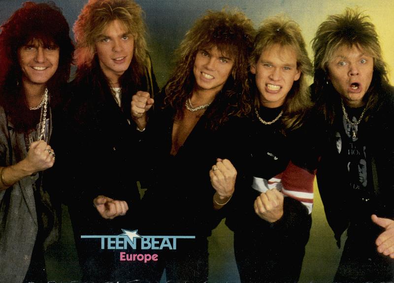 Europe, circa 1986; from a TEEN BEAT pinup