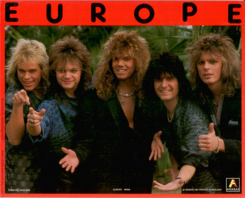 Europe, circa 1987; from an Anabas oversized postcard, printed in England