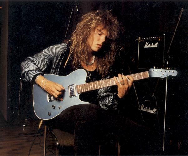 Joey Tempest, circa 1987; from a Japanese book about Europe