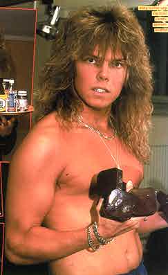 Joey Tempest, date and provenance unknown (but who the heck cares??)