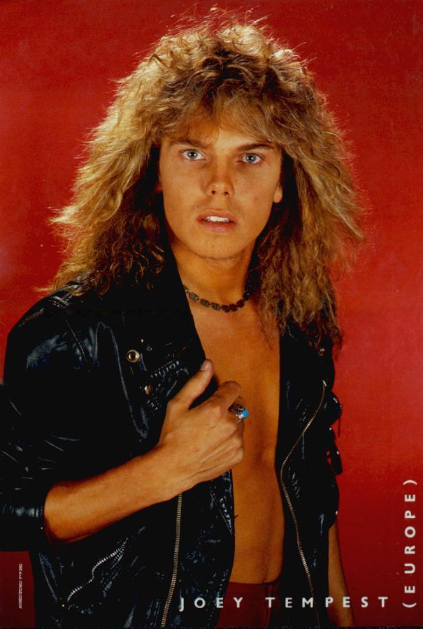 Joey Tempest, circa 1987; provenance unknown