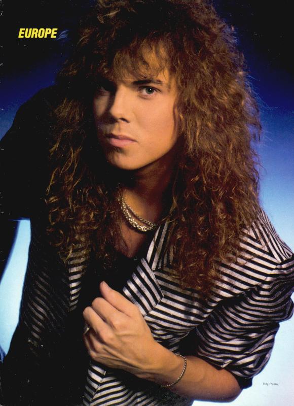 Joey Tempest, circa 1986; provenance unknown