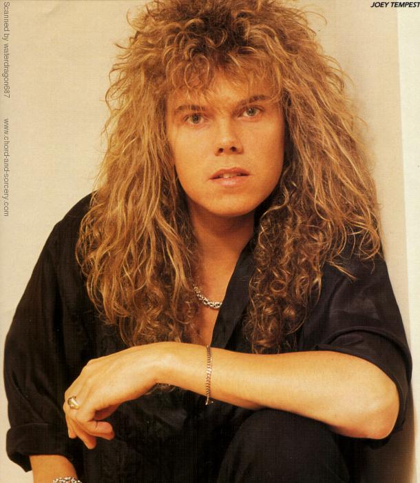 Joey Tempest, from an article in the October 1991 issue of METAL FORCES, page 57 (though the photo itself is probably older)