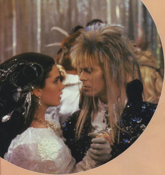 Jareth and Sarah, from the LABYRINTH PHOTO ALBUM, page 43
