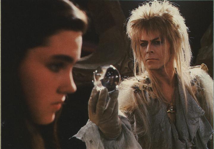 Jareth and Sarah, from the LABYRINTH PHOTO ALBUM, page 62
