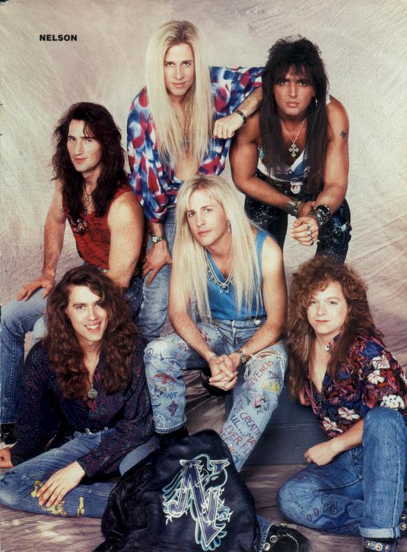 Nelson, circa 1991; possibly from a METAL EDGE pinup