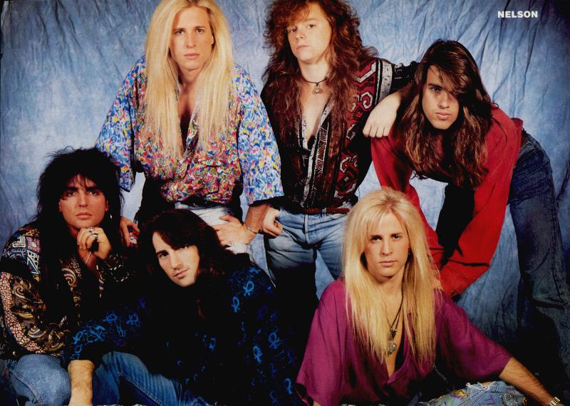 Nelson, circa 1991; possibly from a METAL EDGE pinup