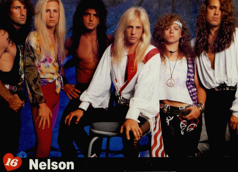 Nelson circa 1991; from a 16 magazine pinup