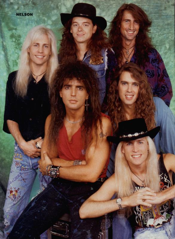 Nelson, circa 1991; possibly from a METAL EDGE pinup