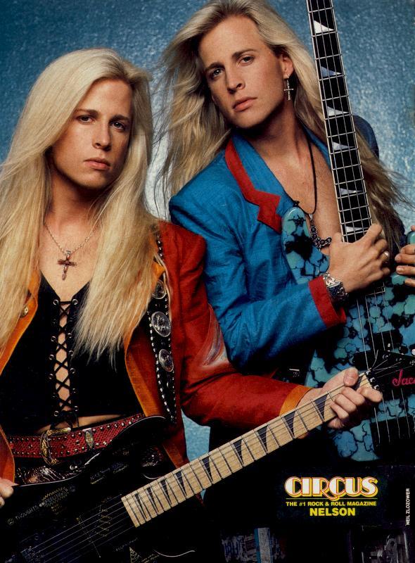 Matthew and Gunnar Nelson, circa 1991; from a CIRCUS magazine pinup