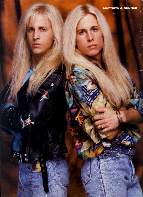 Matthew and Gunnar Nelson, circa 1991; from the NELSON COLOR SPECTACULAR