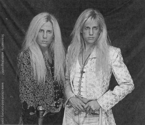 Matthew and Gunnar Nelson, circa 1991; from an article in KERRANG! magazine, exact issue unknown