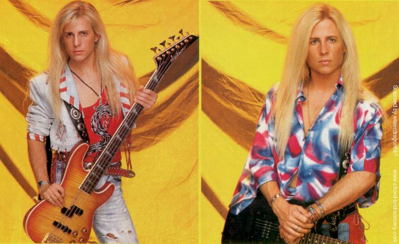 Matthew and Gunnar Nelson, circa 1991; from an article in KERRANG! magazine, exact issue unknown