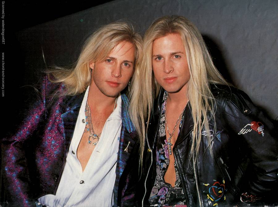 Matthew and Gunnar Nelson, circa 1991; from a SPLICE magazine pinup