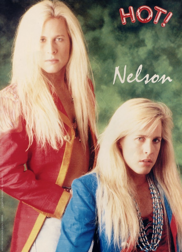 Matthew and Gunnar Nelson, circa 1991; from a HOT magazine pinup, exact issue unknown
