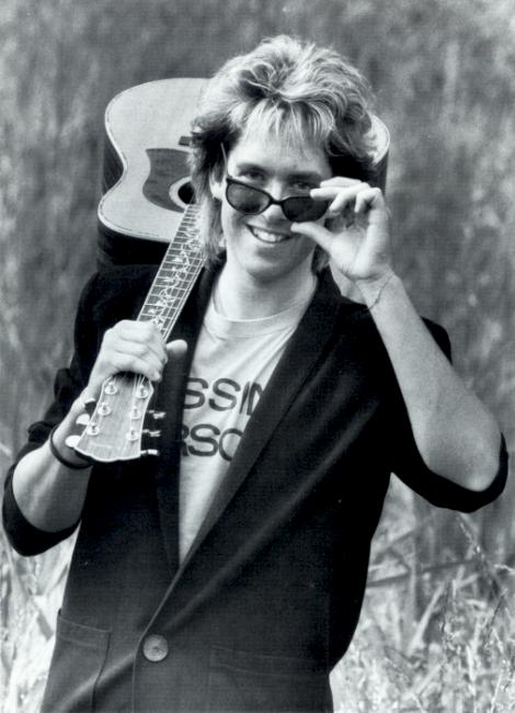 Per Gessle, circa 1985; from ROXETTE: THE BOOK, page 124