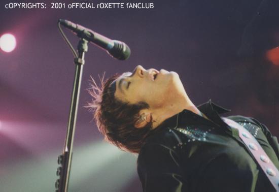 Per Gessle, circa 2001; live photo from the Room Service tour, exact provenance unknown