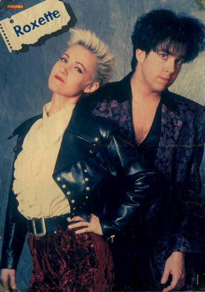 Per and Marie, circa 1991; from a POPCORN magazine pinup