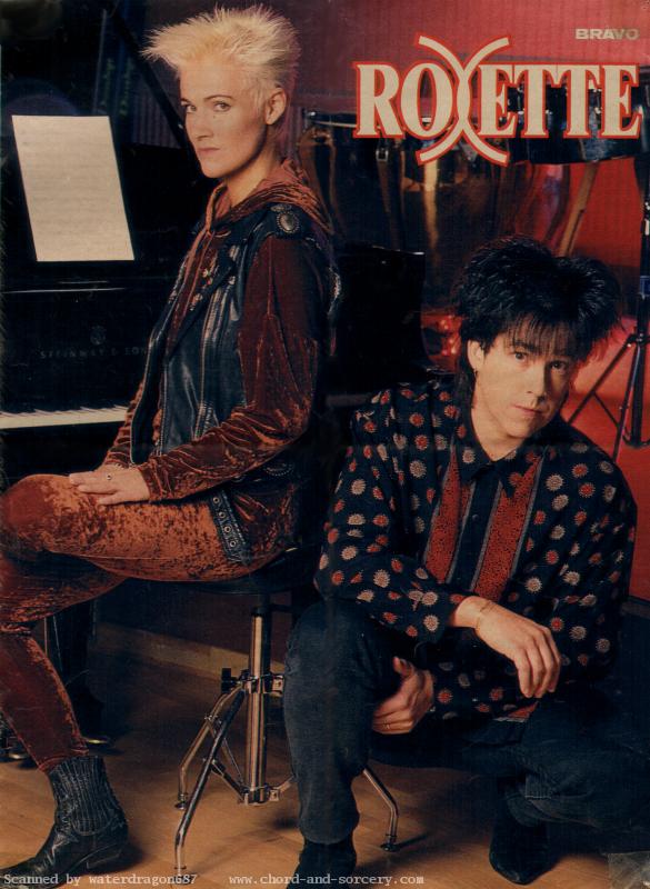 Per and Marie, circa 1991; from a BRAVO magazine pinup