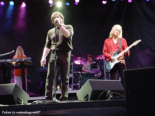 Chris Grove, Jimi Jamison, Marc Droubay, and Frankie Sullivan live in Denver, Colorado, 12 August, 2005. Photo copyright waterdragon687; not to be reproduced without permission.