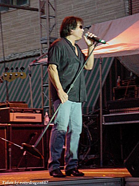 Jimi Jamison live in Deadwood, South Dakota, 18 June, 2005. Photo copyright waterdragon687; not to be reproduced without permission.