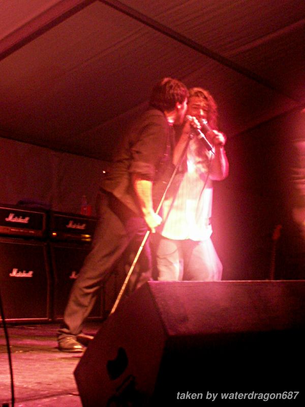 Jimi Jamison and Kevin Chalfant live in Franklin Park, Illinois, 05 June, 2010. Photo copyright waterdragon687; not to be reproduced without permission.