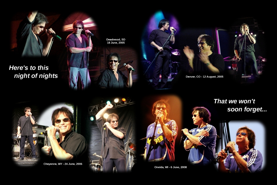 The photo collage that Jimi Jamison was kind enough to autograph for me in Glyndon, MN on September 11, 2010