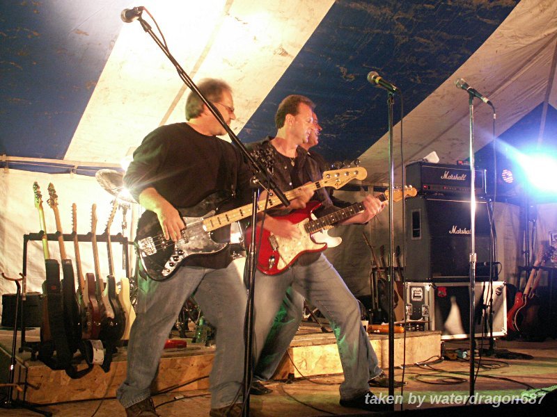 Ken Haaland, Jim Coughlin, and Mark Reuter live in Glyndon, Minnesota, 11 September, 2010. Photo copyright waterdragon687; not to be reproduced without permission.