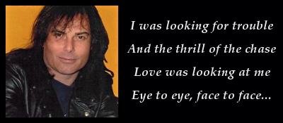 manip with lyric from Didn't Know It Was Love on Survivor's album Too Hot To Sleep